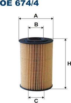 Filtron OE674/4 - Filtre à huile cwaw.fr