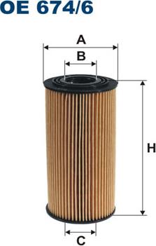 Filtron OE674/6 - Filtre à huile cwaw.fr