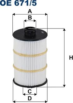 Filtron OE 671/5 - Filtre à huile cwaw.fr