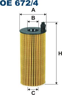 Filtron OE672/4 - Filtre à huile cwaw.fr