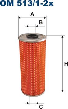 Filtron OM513/1-2x - Filtre à huile cwaw.fr