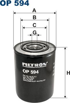 Filtron OP594 - Filtre à huile cwaw.fr