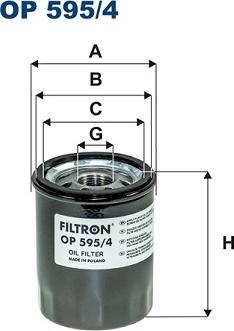 Filtron OP595/4 - Filtre à huile cwaw.fr