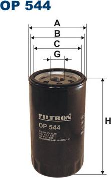 Filtron OP544 - Filtre à huile cwaw.fr