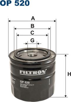 Filtron OP520 - Filtre à huile cwaw.fr