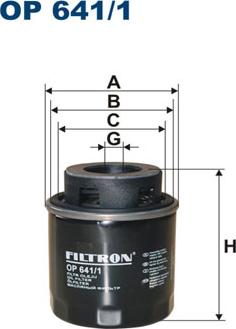 Filtron OP641/1 - Filtre à huile cwaw.fr