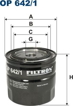 Filtron OP642/1 - Filtre à huile cwaw.fr