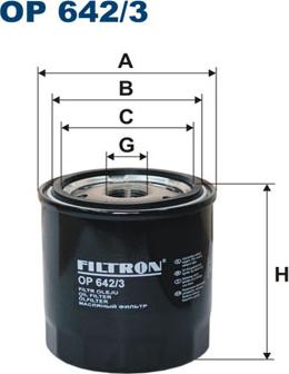 Filtron OP642/3 - Filtre à huile cwaw.fr