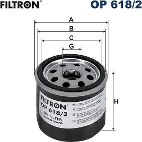 Filtron OP 618/2 - Filtre à huile cwaw.fr