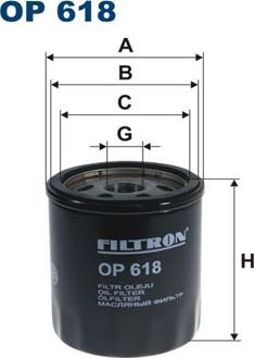 Filtron OP618 - Filtre à huile cwaw.fr