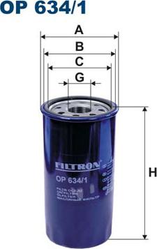 Filtron OP634/1 - Filtre à huile cwaw.fr