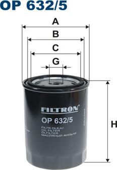 Filtron OP632/5 - Filtre à huile cwaw.fr