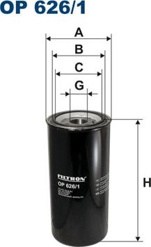 Filtron OP626/1 - Filtre à huile cwaw.fr