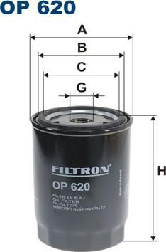 Filtron OP620 - Filtre à huile cwaw.fr