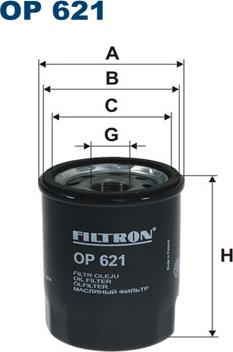 Filtron OP621 - Filtre à huile cwaw.fr