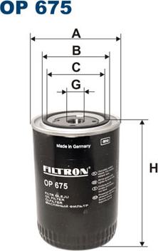 Filtron OP675 - Filtre à huile cwaw.fr