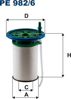 Filtron PE982/6 - Filtre à carburant cwaw.fr