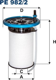 Filtron PE982/2 - Filtre à carburant cwaw.fr