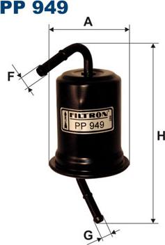 Filtron PP949 - Filtre à carburant cwaw.fr