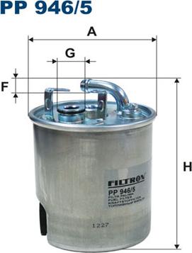 Filtron PP946/5 - Filtre à carburant cwaw.fr