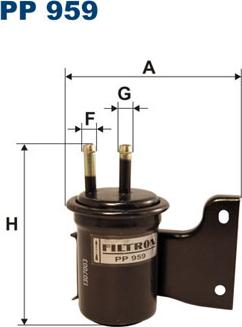 Filtron PP959 - Filtre à carburant cwaw.fr