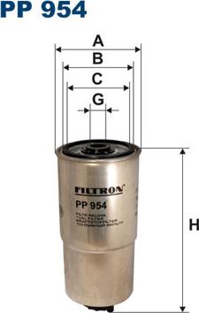 Filtron PP954 - Filtre à carburant cwaw.fr