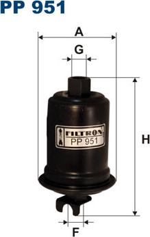 Filtron PP951 - Filtre à carburant cwaw.fr