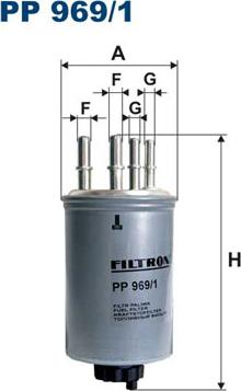 Filtron PP969/1 - Filtre à carburant cwaw.fr