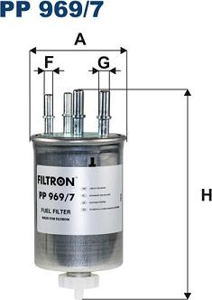 Filtron PP 969/7 - Filtre à carburant cwaw.fr