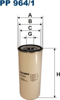 Filtron PP964/1 - Filtre à carburant cwaw.fr