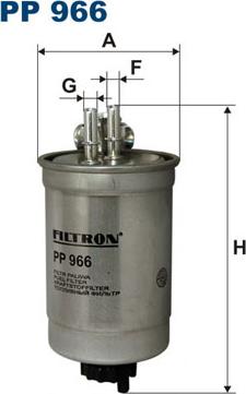 Filtron PP966 - Filtre à carburant cwaw.fr