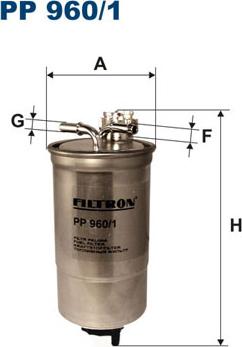 Filtron PP960/1 - Filtre à carburant cwaw.fr