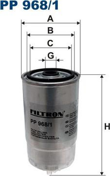 Filtron PP968/1 - Filtre à carburant cwaw.fr