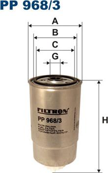 Filtron PP968/3 - Filtre à carburant cwaw.fr