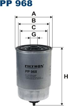 Filtron PP968 - Filtre à carburant cwaw.fr