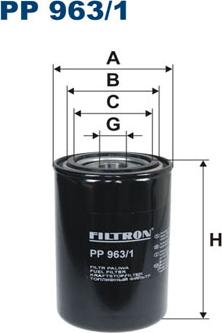 Filtron PP963/1 - Filtre à carburant cwaw.fr