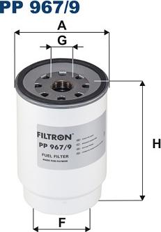 Filtron PP 967/9 - Filtre à carburant cwaw.fr