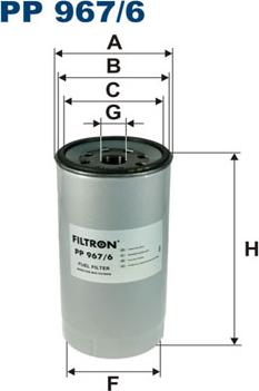 Filtron PP967/6 - Filtre à carburant cwaw.fr