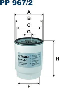 Filtron PP967/2 - Filtre à carburant cwaw.fr