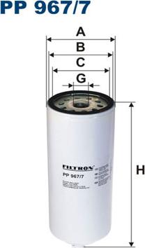 Filtron PP967/7 - Filtre à carburant cwaw.fr