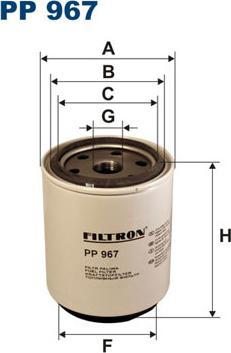 Filtron PP967 - Filtre à carburant cwaw.fr