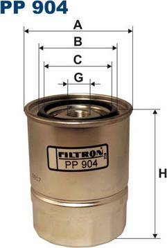 Filtron PP904 - Filtre à carburant cwaw.fr