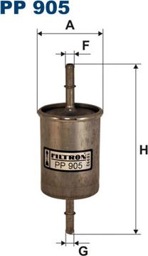 Filtron PP905 - Filtre à carburant cwaw.fr