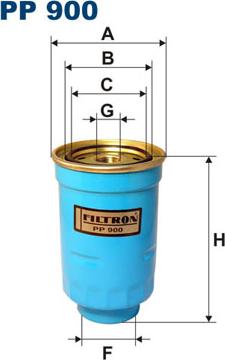 Filtron PP900 - Filtre à carburant cwaw.fr