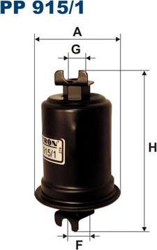 Filtron PP915/1 - Filtre à carburant cwaw.fr