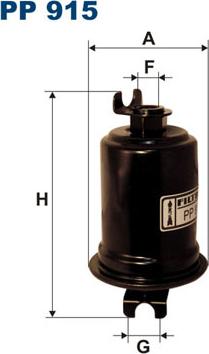 Filtron PP915 - Filtre à carburant cwaw.fr