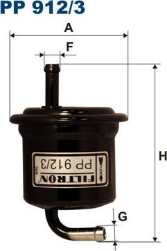 Filtron PP912/3 - Filtre à carburant cwaw.fr