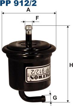 Filtron PP912/2 - Filtre à carburant cwaw.fr