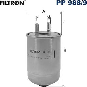 Filtron PP 988/9 - Filtre à carburant cwaw.fr