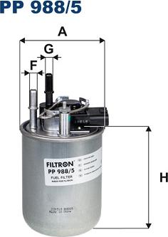 Filtron PP988/5 - Filtre à carburant cwaw.fr